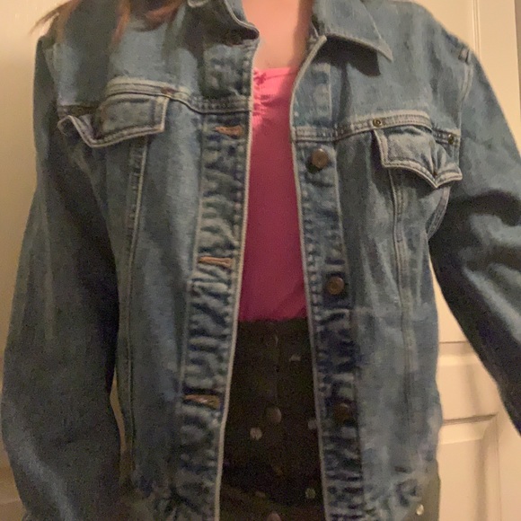 Vintage Liz Clairborne Oversized Jean Denim Jacket - Picture 5 of 7